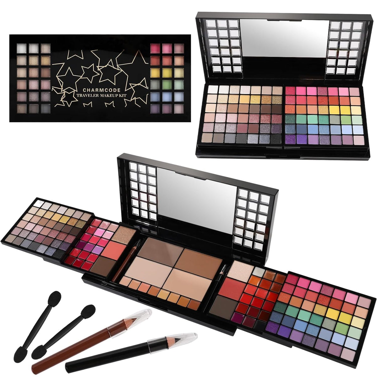 CHARMCODE Kit de maquillaje todo en uno, kit de maquillaje para muj...