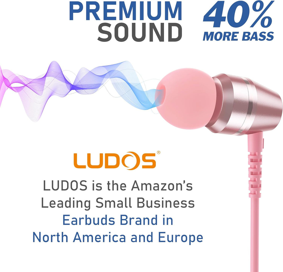 LUDOS OMNITONE Auriculares USB C para iPhone 17 16 15 Pro Max Plus...