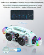 Altavoz Bluetooth, altavoces portátiles de pico de 200 W
