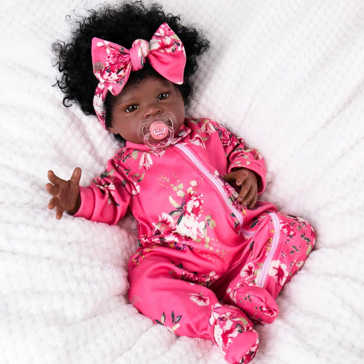 Aori Reborn Baby Dolls Black Girl - Muñeca recién nacida realista a...