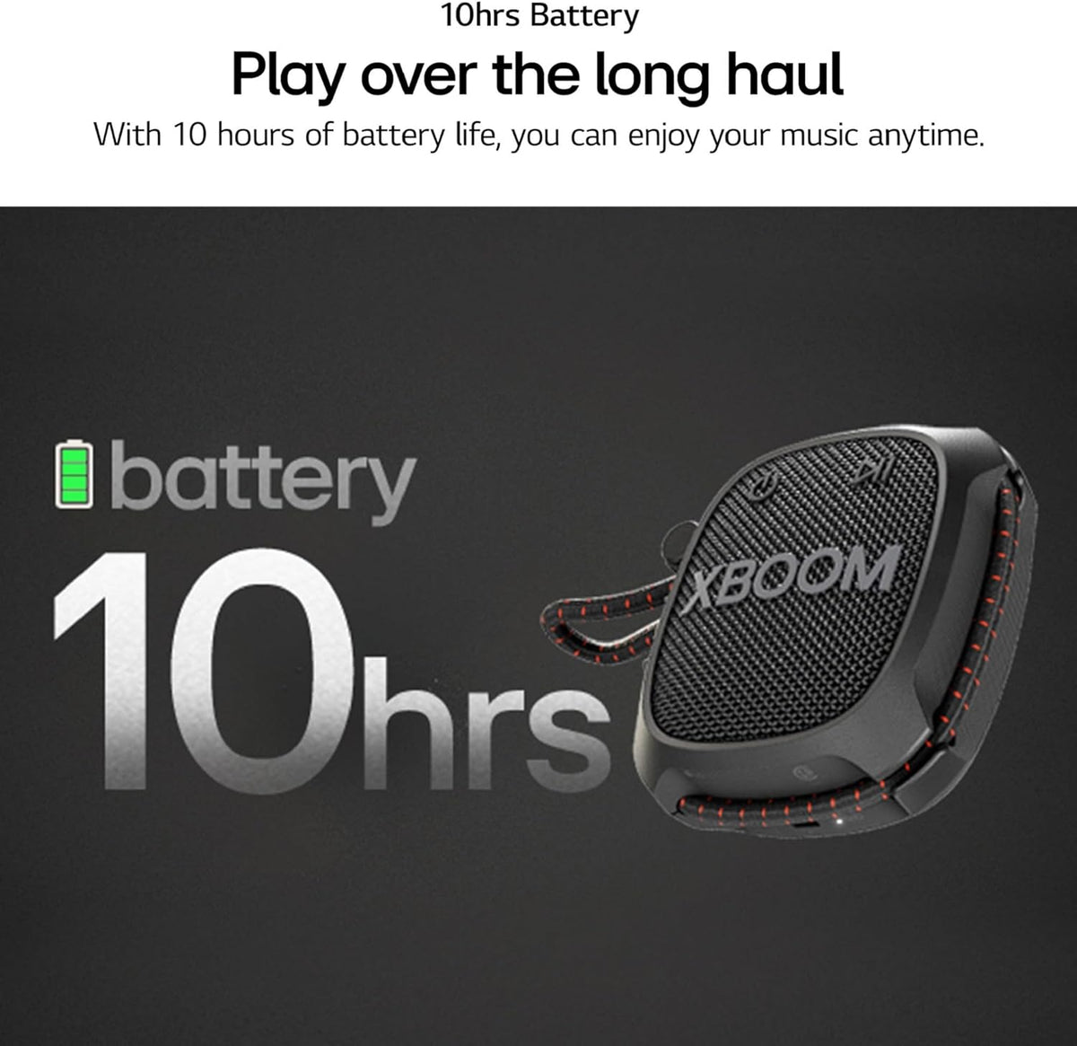Altavoz inalámbrico LG XG2T XBOOM Go con sonido potente y hasta 10...
