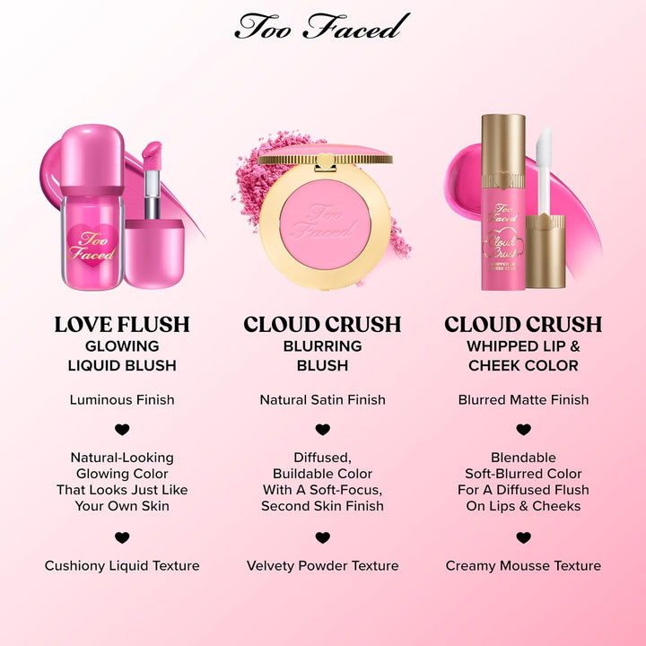 Too Faced Cloud Crush Blurring Blush | Rubor en polvo de alta pigme...