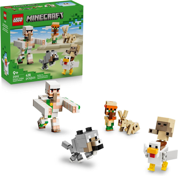 LEGO Minecraft Pollo Jockey Ataque al Desierto 21592 | Juguetes de...