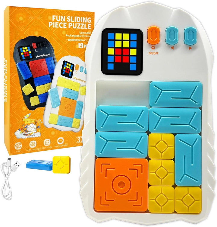 BEBESIRI Super Slide Puzzle - Juego de rompecabezas electrónico rec...