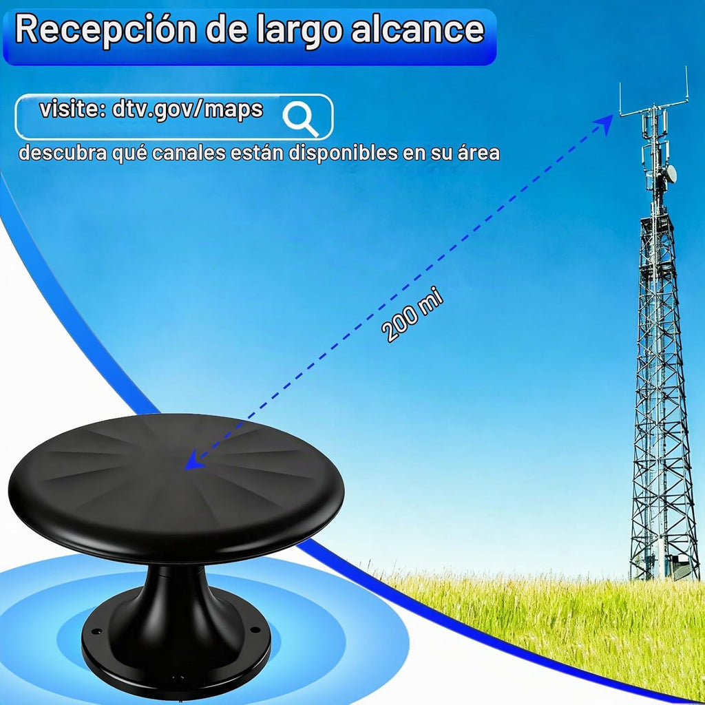 Antenas de TV RV para cámper, portátiles para exteriores