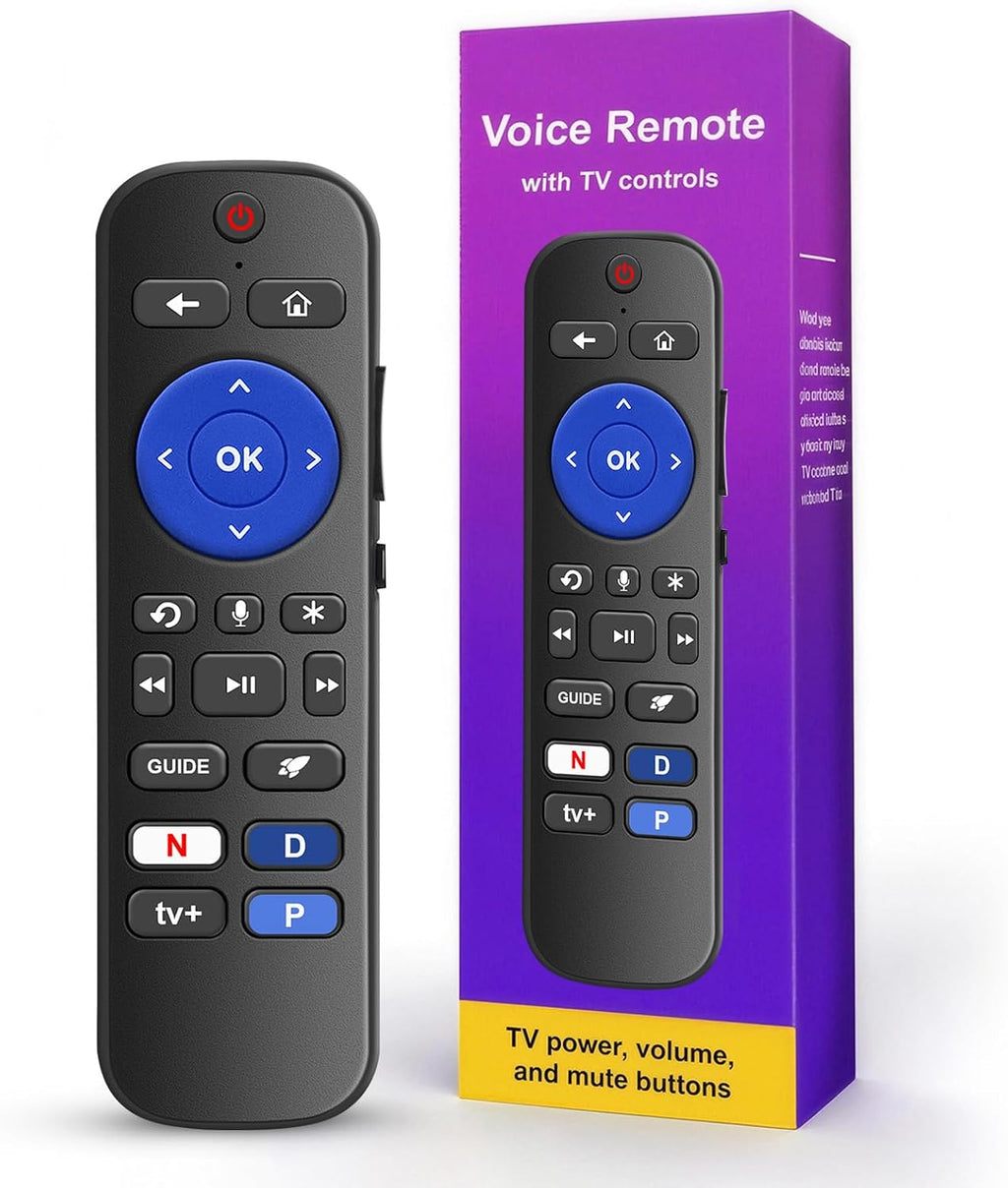 Repuesto para el control remoto por voz Roku: configuración rápida, 4