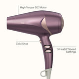 Infiniti PRO CONAIR Secador de pelo Style &amp; Shine con difusor y...