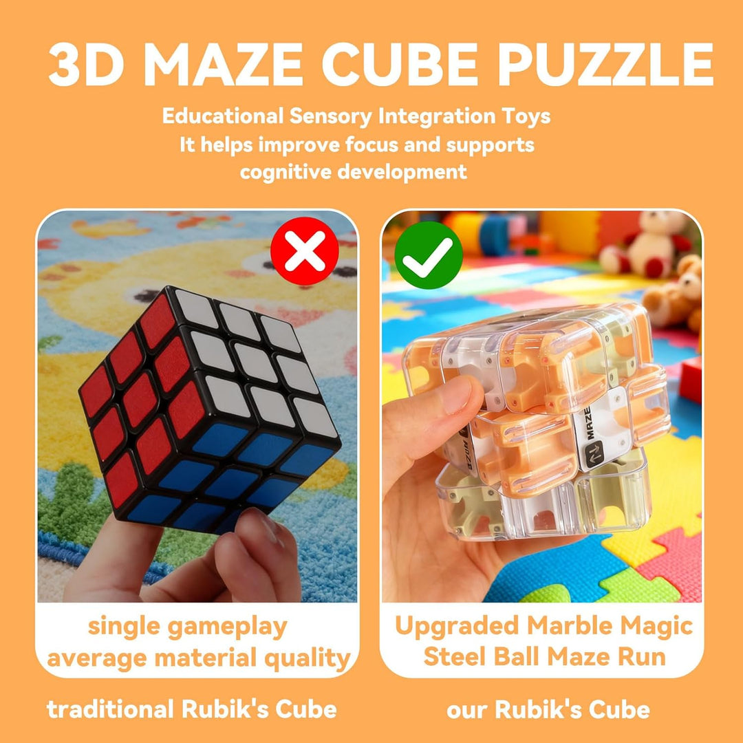 Laberinto 3D Puzzles Laberinto Cubo Conciencia Espacial
