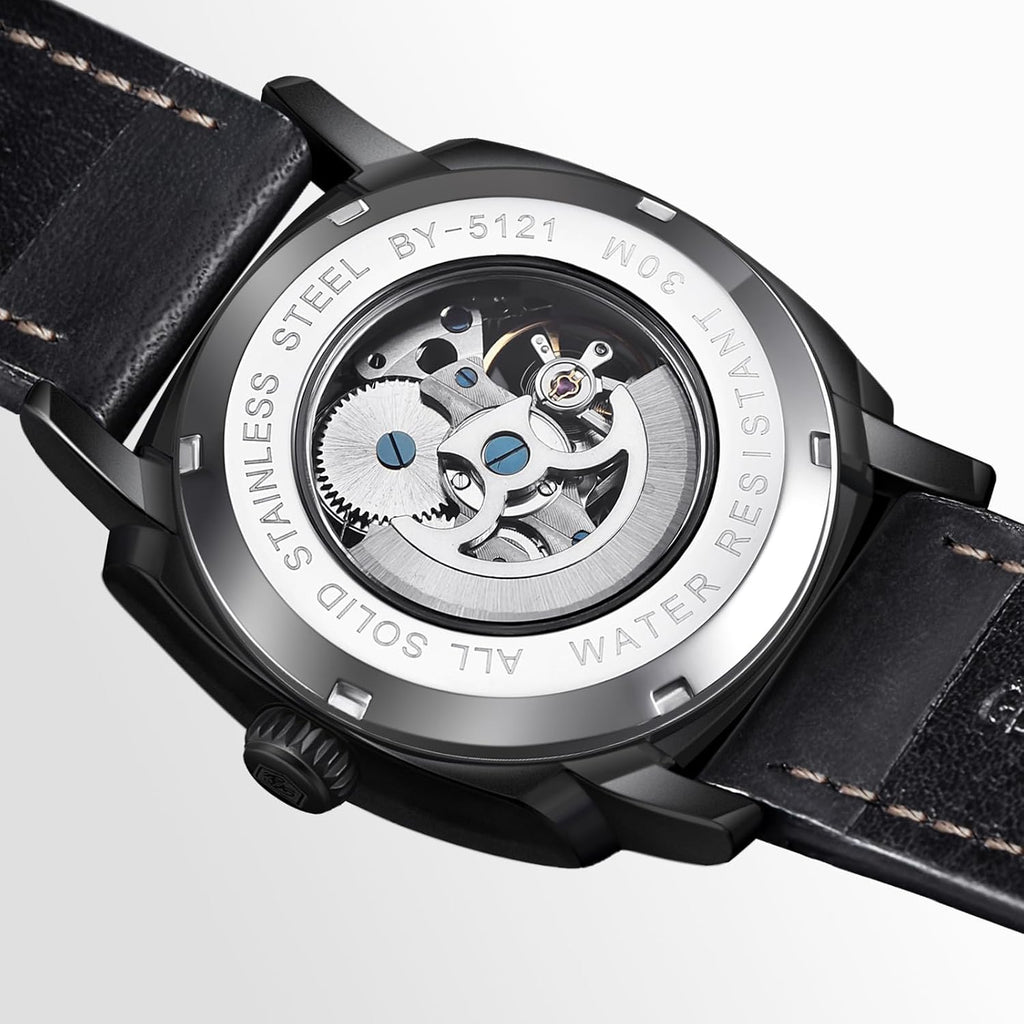 BENYAR Reloj Automático Mecánico de Esqueleto para Hombre de Vestir