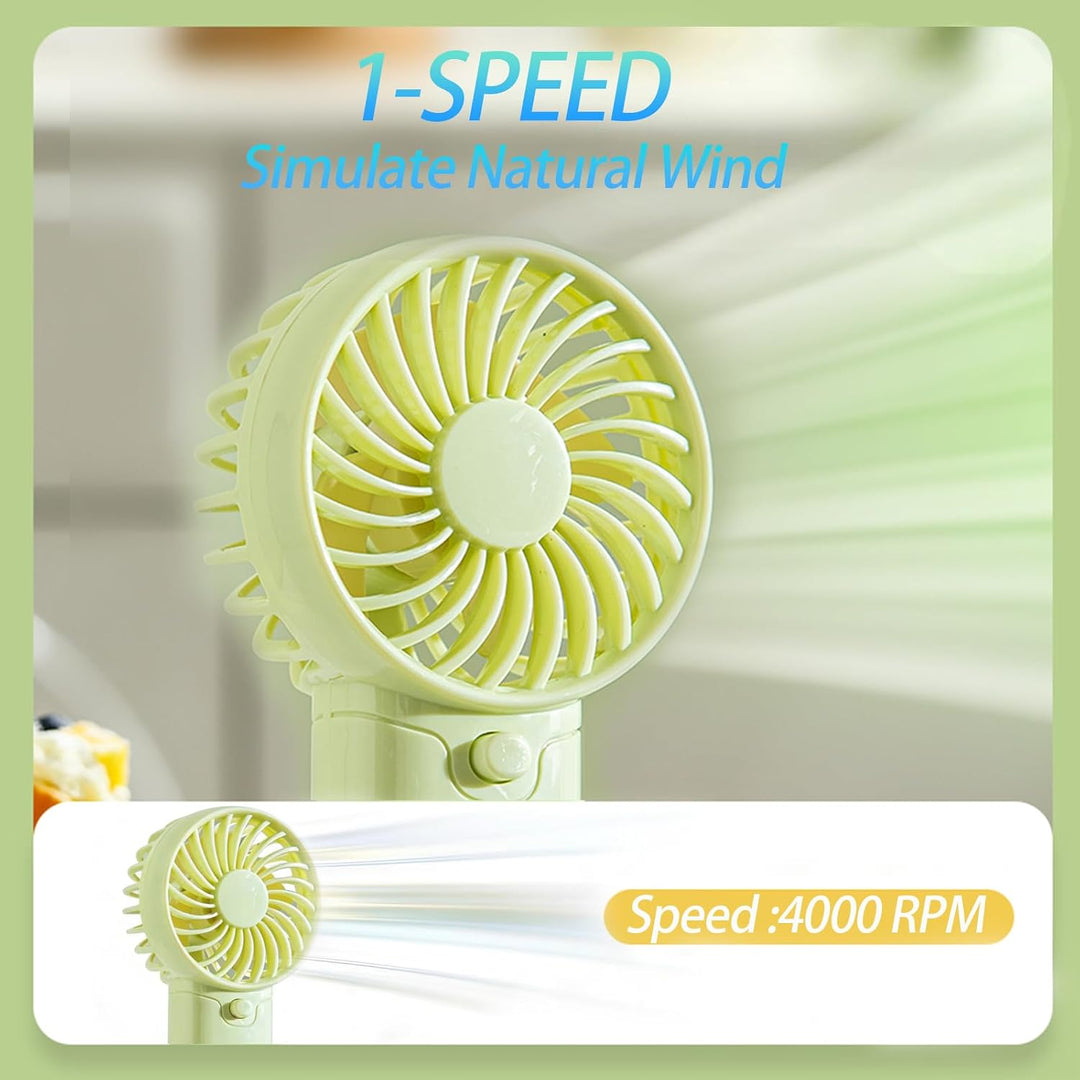 Paquete de 4 mini ventiladores portátiles \u2013 Funciona con pilas...
