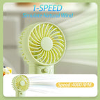 Paquete de 4 mini ventiladores portátiles \u2013 Funciona con pilas...