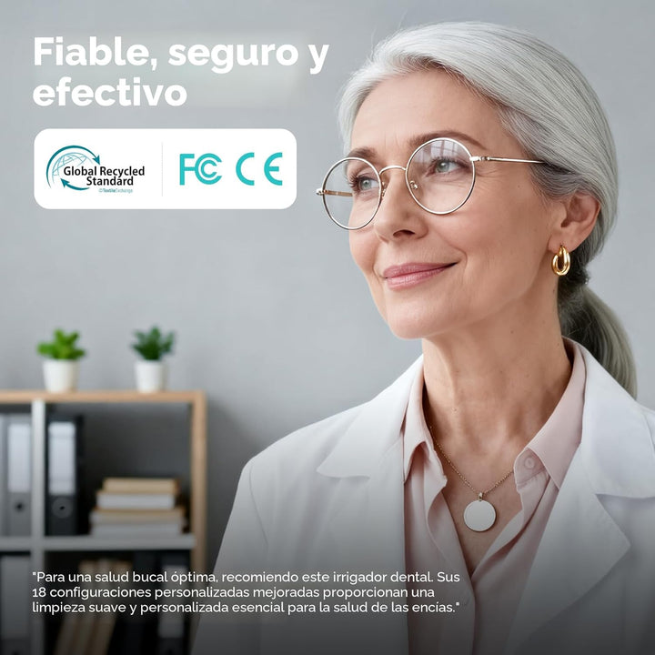 COSLUS Flosser de agua portátil C51 aceptado por la ADA: 3 modos y...