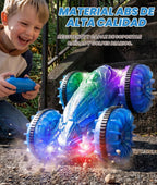 Coche de control remoto anfibio para niños de 4 a 10 años, coches RC de
