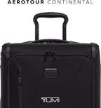 TUMI Aerotour - Maleta de mano grande expandible con 4 ruedas, 21.75 pulgadas, color negro