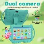 Tablet para niños de 7 pulgadas para niños y niñas, tabletas Android para niños, Verde