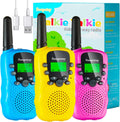 Walkie Talkie para niños, 3 unidades, juguetes Walkie Talkies para niñas y niños, radios de dos vías con 3 millas de larga distancia y 22 canales, niños Walky Talky para 3 – 12