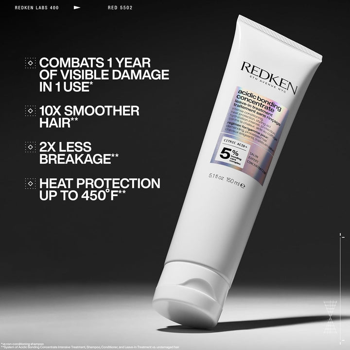 Redken Acidic Bonding Concentrate Leave In Conditioner - For Weak &...
