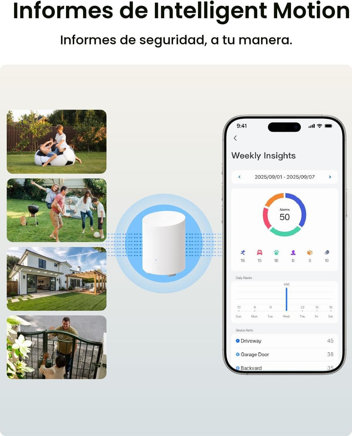 REOLINK Cámaras de seguridad solar de 5 MP inalámbricas para exteri...