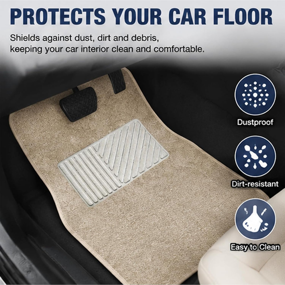 Juego completo de alfombrillas para coche para todo tipo de clima