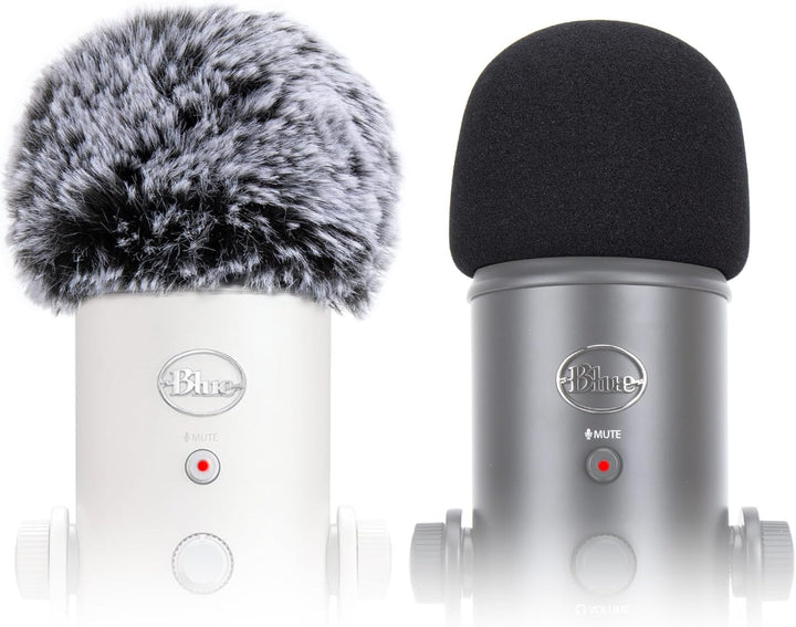 Protector de parabrisas y espuma para Blue Yeti, micrófono de conde...
