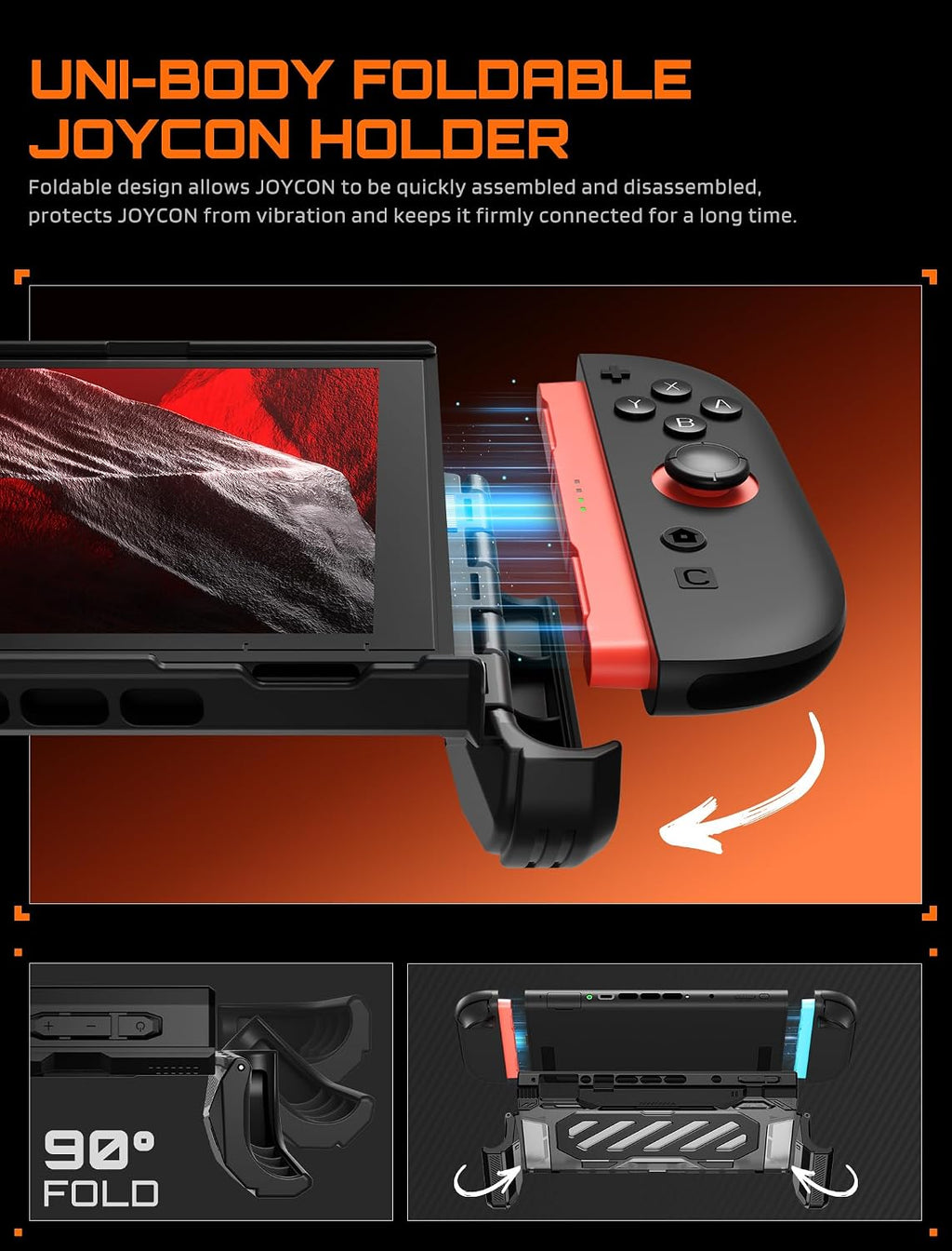SUPCASE para Nintendo Switch 2 Protective Case, compatible con base con soporte de aluminio