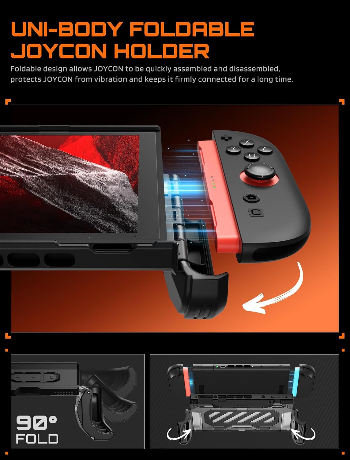 SUPCASE para Nintendo Switch 2 Protective Case, compatible con base con soporte de aluminio