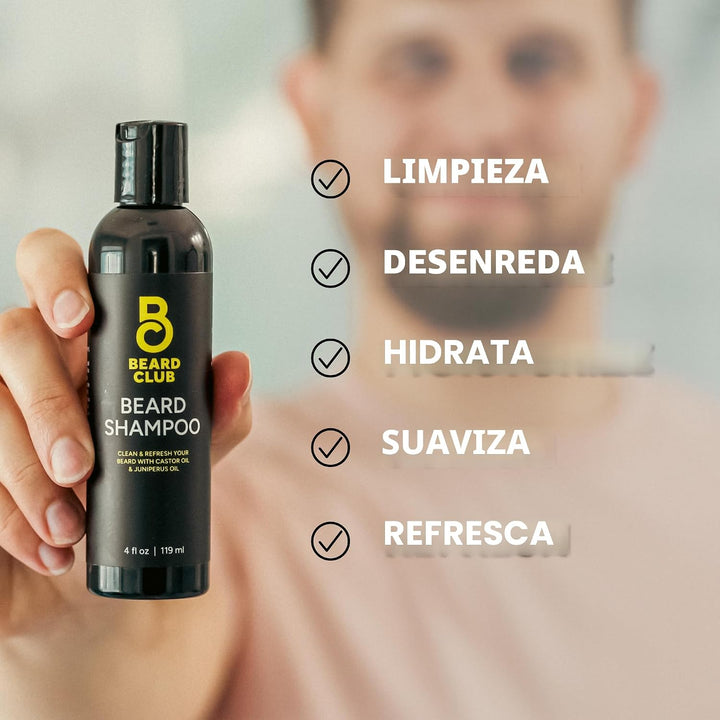 Kit Premium de Barba para Hombre de The Beard Club - Kit de Aseo y...