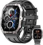 Relojes Inteligentes Militares para Hombres, Relojes de 2.02'' para Hombres con GPS Integrado