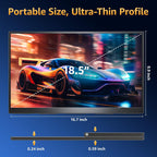 Upperizon Monitor portátil de 18.5 pulgadas FHD 125% sRGB 100Hz IPS...