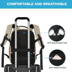MOSISO Mochila para laptop de 15.6-16 pulgadas de 35L con puerto de...
