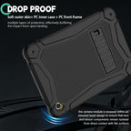 Funda a prueba de golpes para Samsung Galaxy Tab A11 Plus de 11 pulgadas 2026 con soporte integrado, 3 capas de protección resistente para Tab A9+ 10.9 2023, color negro