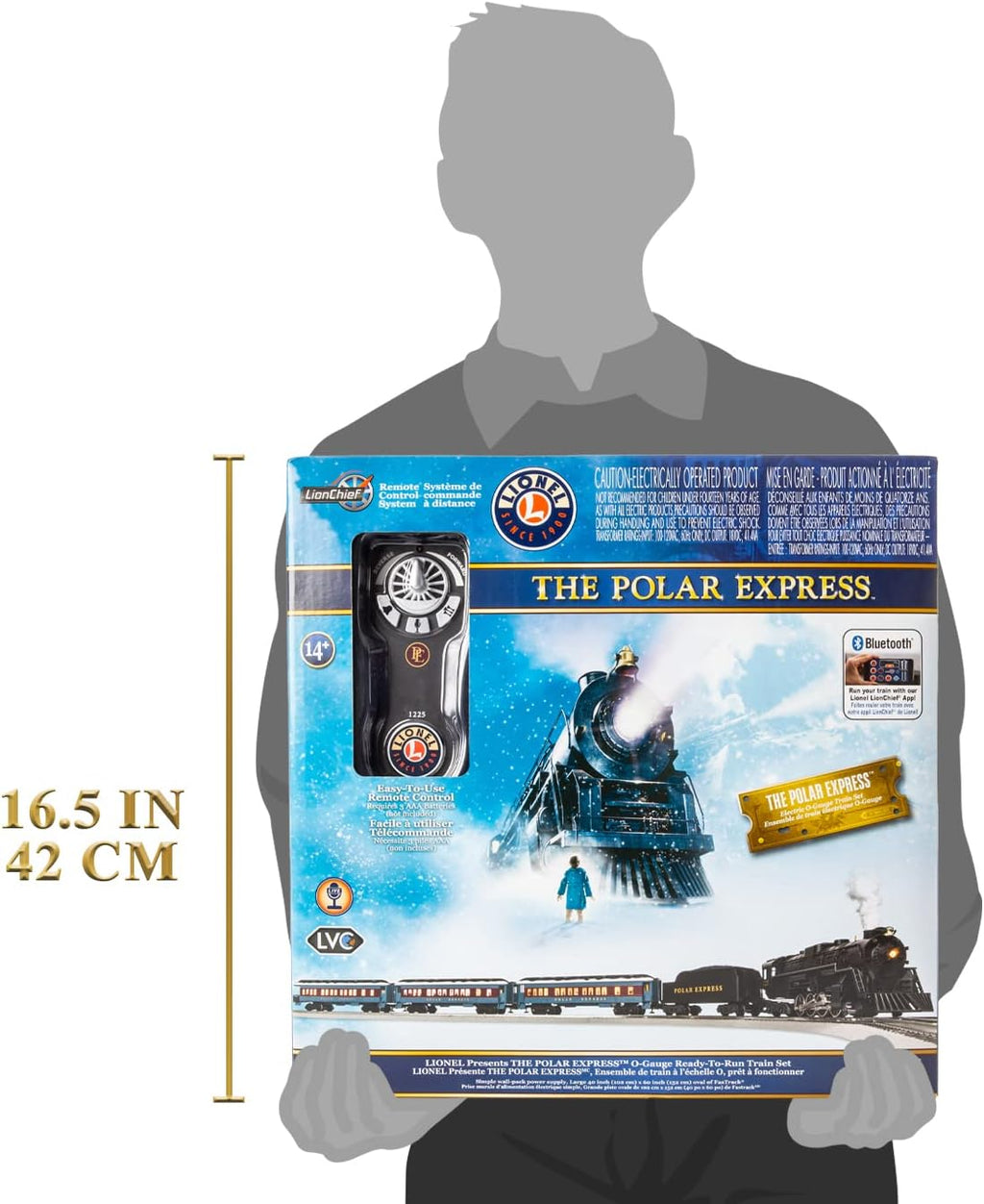 Lionel The Polar Express - Juego de tren eléctrico con Bluetooth 5.0