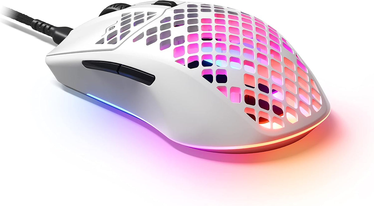 SteelSeries Aerox 3 - Mouse para juegos súper ligero - Sensor óptic...