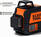 Klein Tools Nivel láser autonivelante compacto 93CPLG, 100 pies