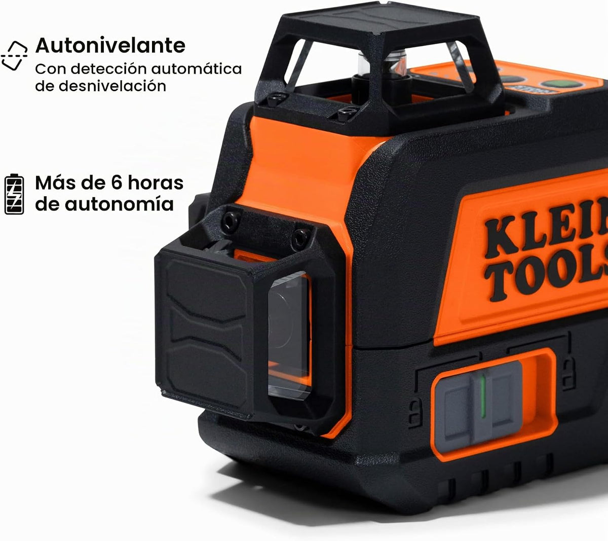 Klein Tools Nivel láser autonivelante compacto 93CPLG, 100 pies