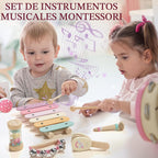 Lehoo Castle Juego de instrumentos musicales de unicornio para bebés de 18