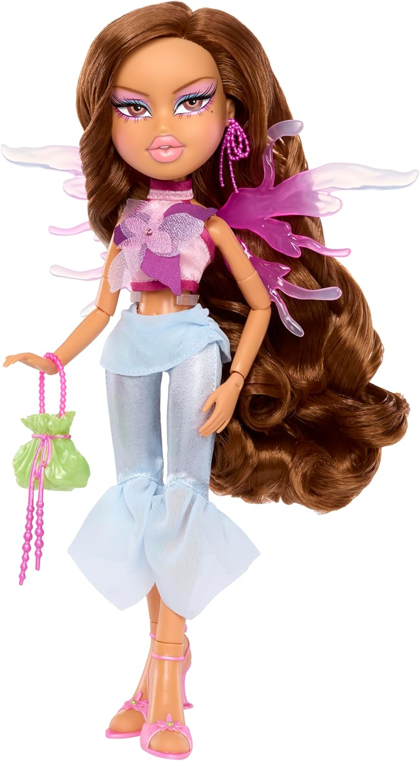 Muñeca coleccionable Bratz Fashion Pixiez Yasmin de fantasía con mo...