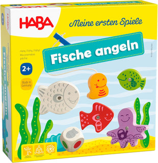 HABA Juego de pesca magnética: Here Fishy Fishy, My Very First Game...