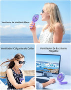 SWEETFULL Ventilador de nebulización portátil, ventilador personal...