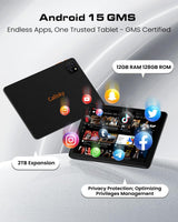 Tableta: Tablet de 10 pulgadas, tabletas Android 15, 12 GB de RAM 1...