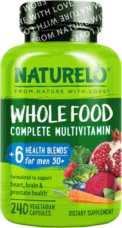NATURELO Multivitamínico de Alimentos Integrales para Hombres de 50...