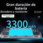 RG35XX H Retro Handheld Game Console Linux System 3.5 ''IPS Pantalla 64G TF Tarjeta con 3545+ Juegos preinstalados RG 35XXH Consola de juegos portátil RG35XXH Soporte 5G WiFi Bluetooth HDMI Púrpura