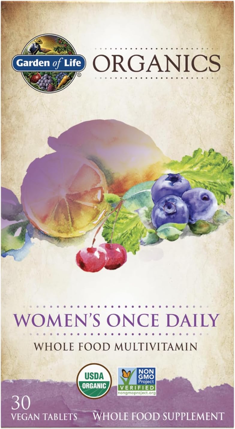 Garden of Life Paquete de mujeres: Organics Once Daily Multivitamin...