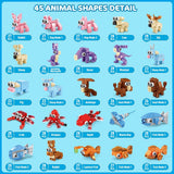30 paquetes de recuerdos de fiesta de animales para niños