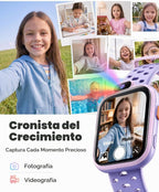 BIGGERFIVE Reloj inteligente para niños, reloj de fitness de 1.8 pies