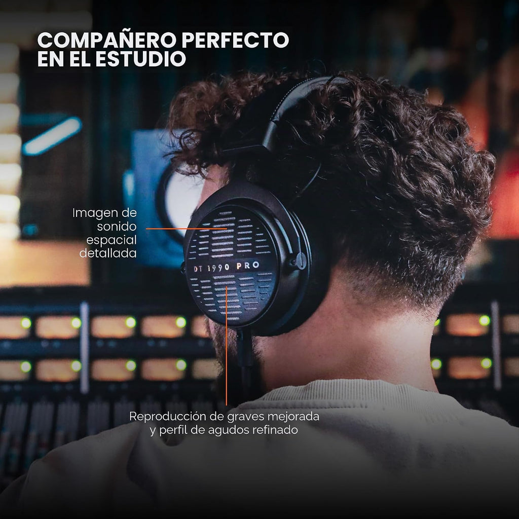 Beyerdynamic DT 1990 Pro MKII (30 Ohm), auriculares de estudio de espalda