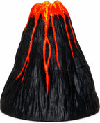 Mega Volcano Kit, modelo de volcán de espuma reutilizable de 10.5 pulgadas, exhibición de proyectos científicos pintables, sin yeso, modelo de artesanía de 3 piezas con pinturas y pinceles