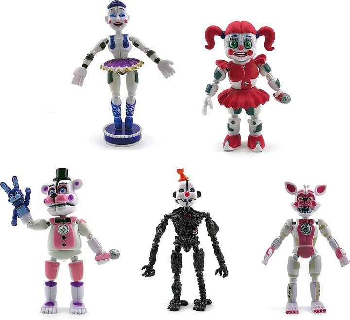 Toysvill FNAF Figuras de acción Sister Location (juego de 5 piezas)...