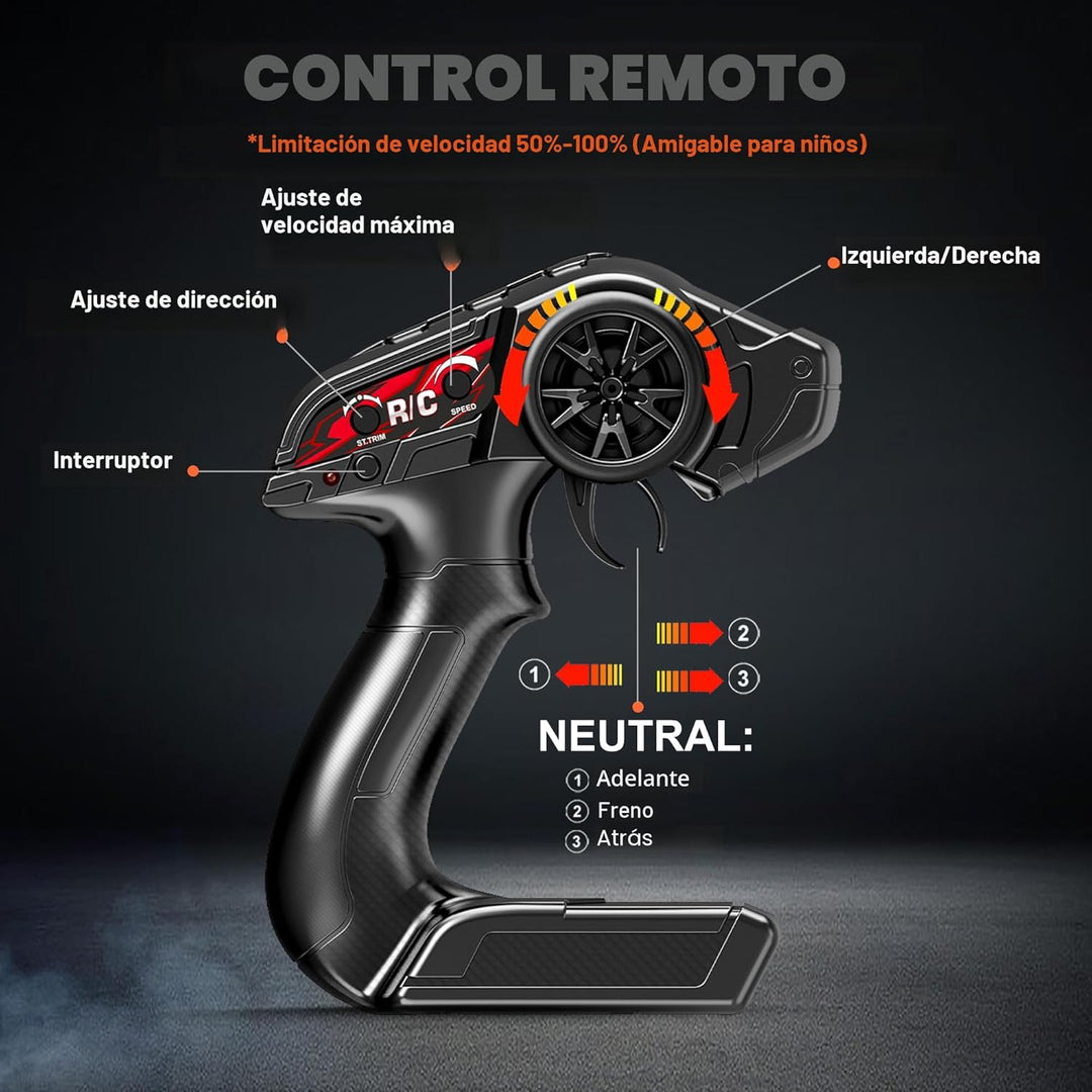 X-TMAGA 1:18 Auto de control remoto todo terreno para adultos y niñ...
