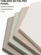 Paquete de 12 azulejos hexagonales de fieltro para tablón de